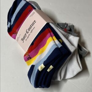 Juicy Couture Men's Colorful Striped Socks